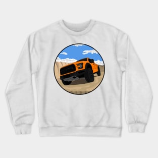 RAPTOR ORANGE Crewneck Sweatshirt